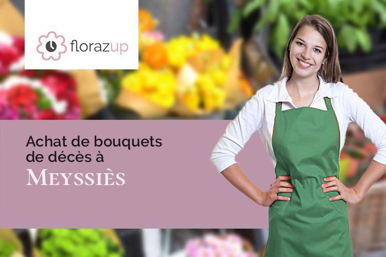 bouquets de fleurs pour un deuil à Meyssiès (Isère/38440)