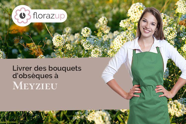 compositions de fleurs pour un enterrement à Meyzieu (Rhône/69330)