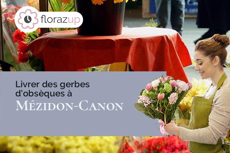 créations florales pour des obsèques à Mézidon-Canon (Calvados/14270)