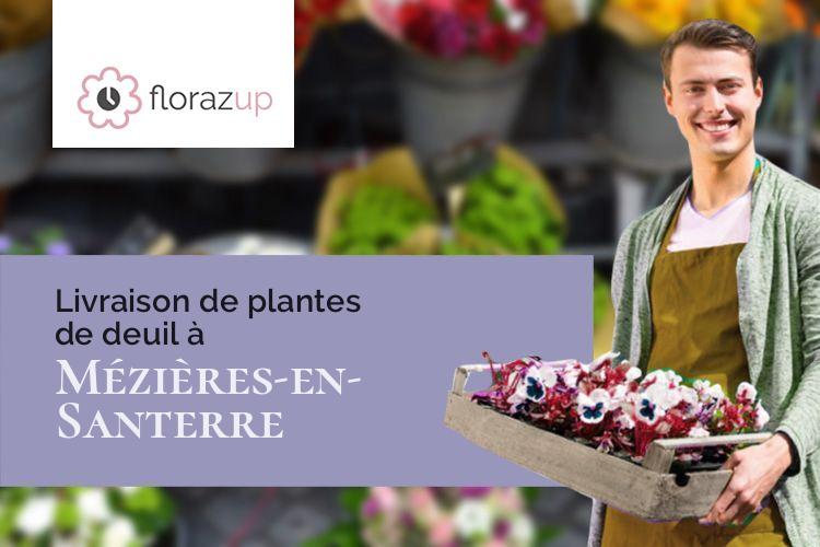 compositions florales pour des obsèques à Mézières-en-Santerre (Somme/80110)