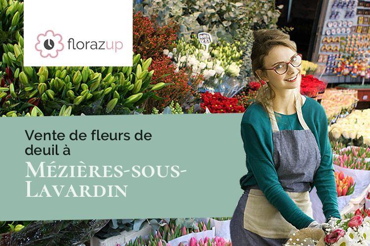 créations florales pour un décès à Mézières-sous-Lavardin (Sarthe/72240)