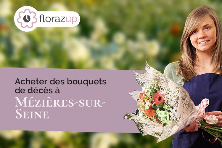 compositions de fleurs pour une crémation à Mézières-sur-Seine (Yvelines/78970)