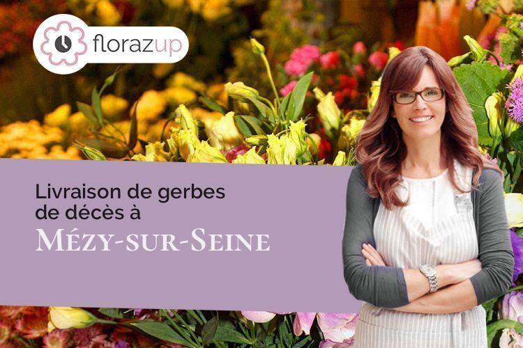 créations de fleurs pour une crémation à Mézy-sur-Seine (Yvelines/78250)