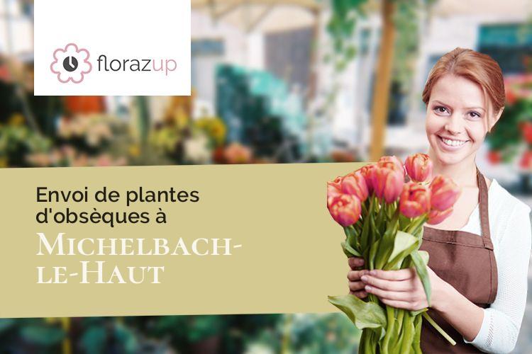 créations de fleurs pour un deuil à Michelbach-le-Haut (Haut-Rhin/68220)