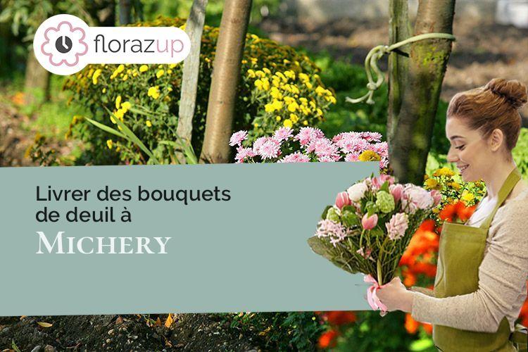 créations de fleurs pour une crémation à Michery (Yonne/89140)