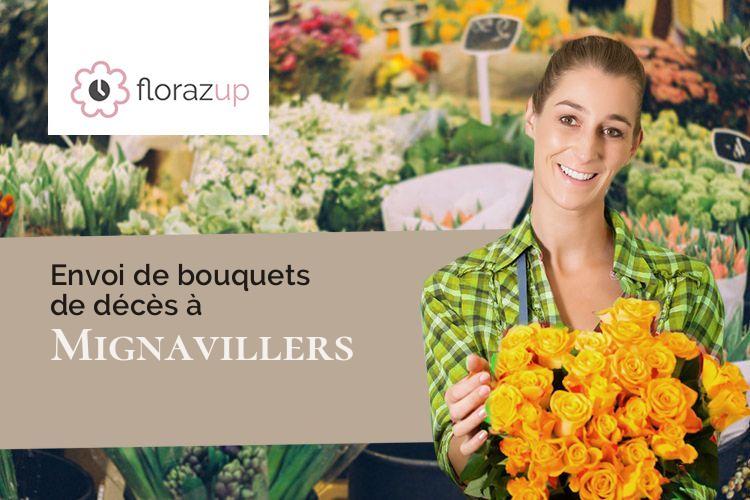 bouquets de fleurs pour des obsèques à Mignavillers (Haute-Saône/70400)
