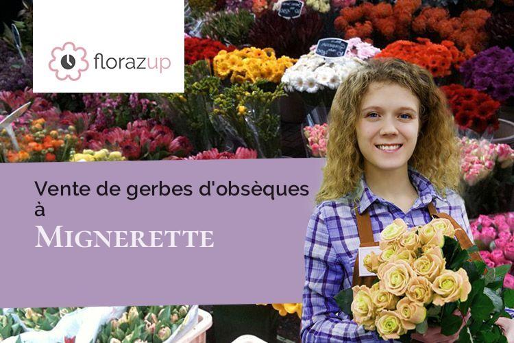 coupes de fleurs pour un deuil à Mignerette (Loiret/45490)