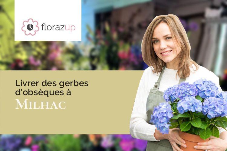 coupes de fleurs pour un enterrement à Milhac (Lot/46300)