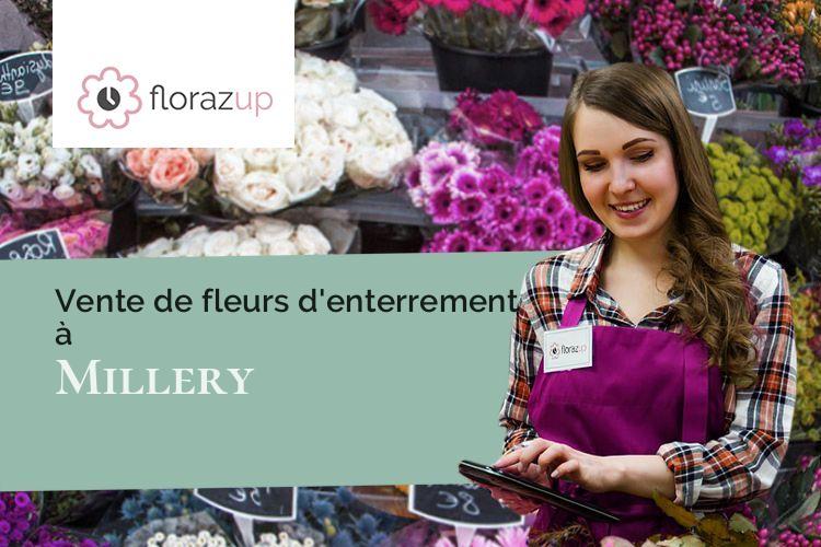 bouquets de fleurs pour un deuil à Millery (Côte-d'Or/21140)