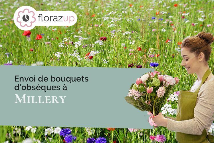 créations de fleurs pour des obsèques à Millery (Rhône/69390)
