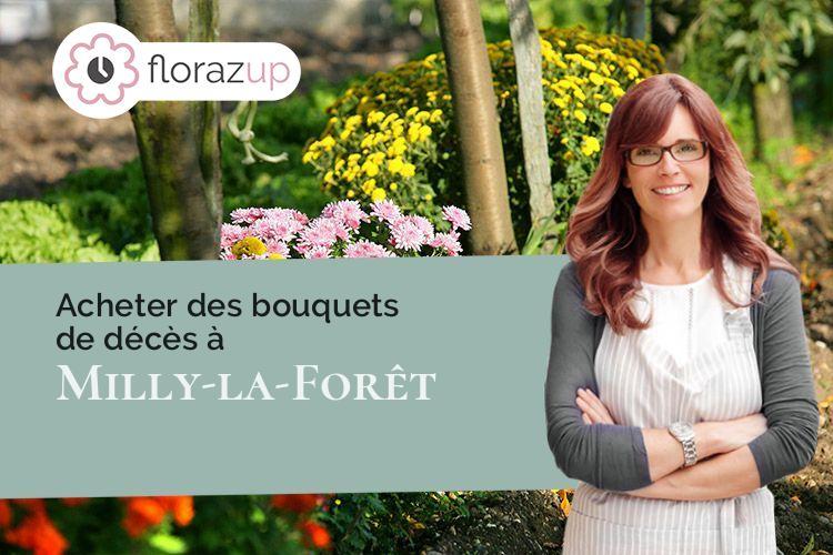 plantes pour un deuil à Milly-la-Forêt (Essonne/91490)