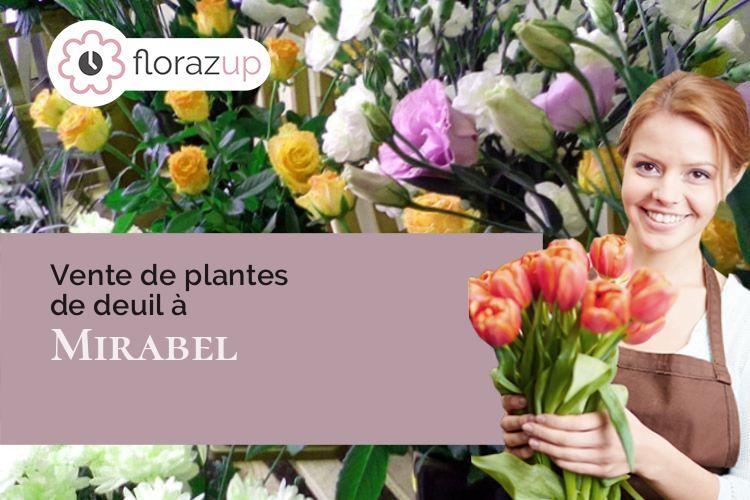 créations de fleurs pour un enterrement à Mirabel (Tarn-et-Garonne/82440)