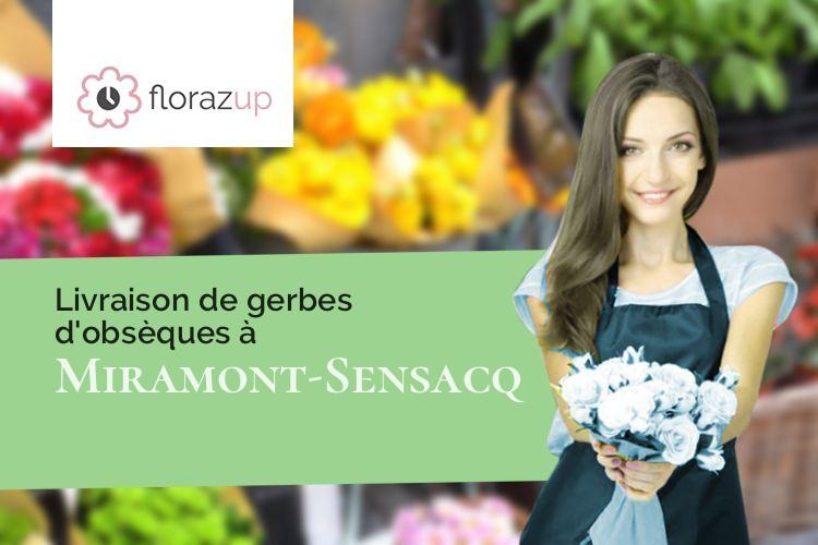 créations florales pour un deuil à Miramont-Sensacq (Landes/40320)