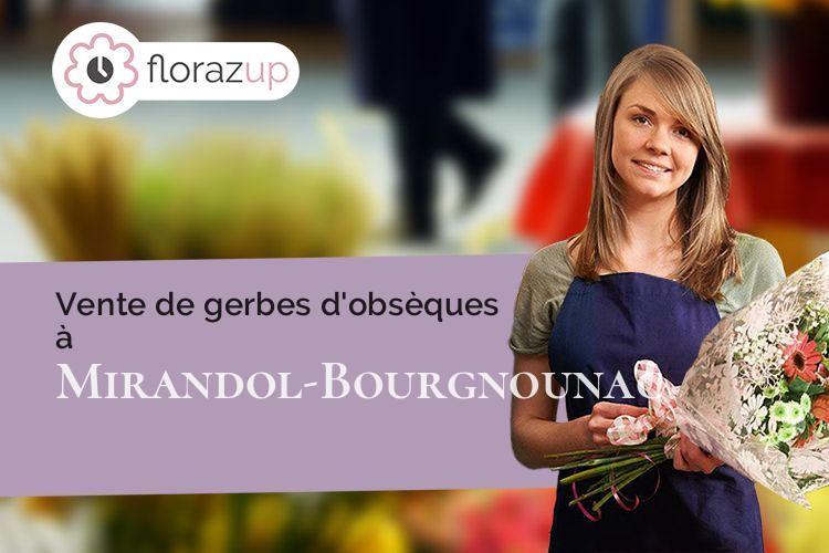 fleurs deuil pour une crémation à Mirandol-Bourgnounac (Tarn/81190)