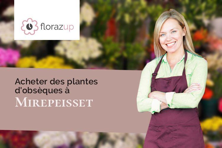 compositions de fleurs pour un deuil à Mirepeisset (Aude/11120)