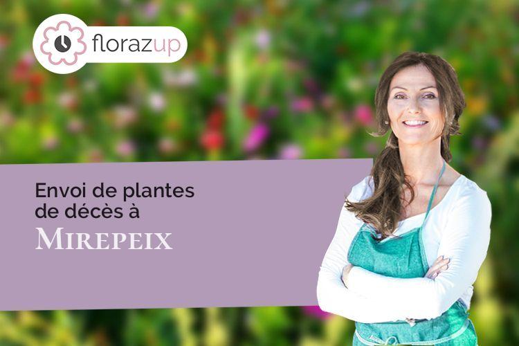 compositions de fleurs pour un enterrement à Mirepeix (Pyrénées-Atlantiques/64800)