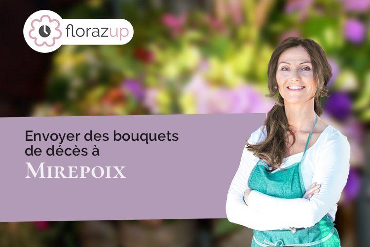 bouquets de fleurs pour des obsèques à Mirepoix (Ariège/09500)