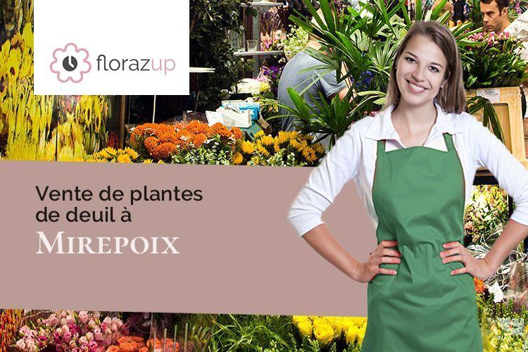 créations de fleurs pour un enterrement à Mirepoix (Gers/32390)
