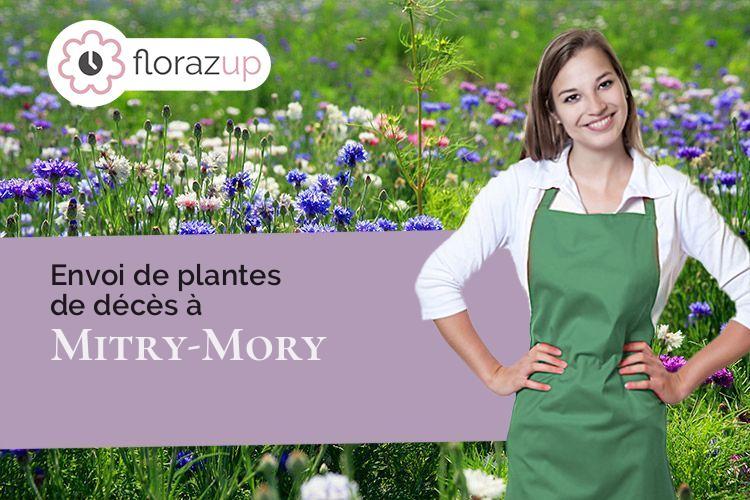 bouquets de fleurs pour des funérailles à Mitry-Mory (Seine-et-Marne/77290)