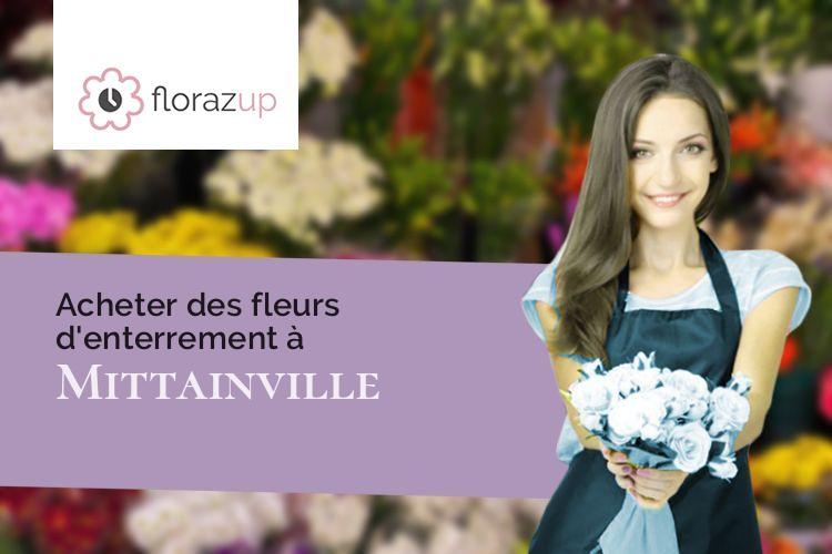 créations florales pour des funérailles à Mittainville (Yvelines/78125)