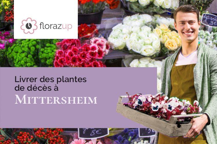 gerbes de fleurs pour une crémation à Mittersheim (Moselle/57930)