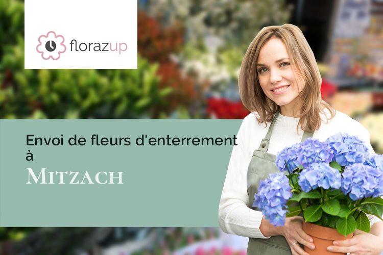 gerbes de fleurs pour un décès à Mitzach (Haut-Rhin/68470)