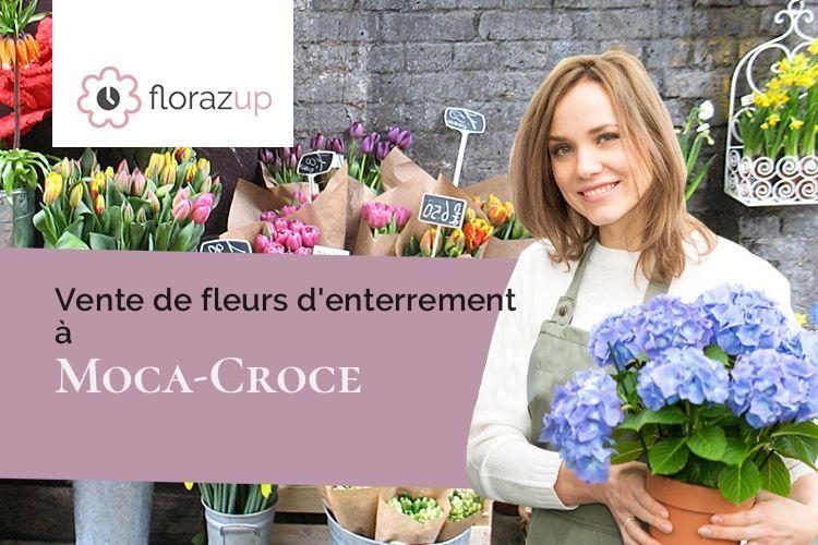 fleurs deuil pour un décès à Moca-Croce (Corse/20140)