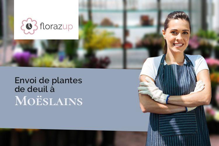 compositions florales pour une crémation à Moëslains (Haute-Marne/52100)