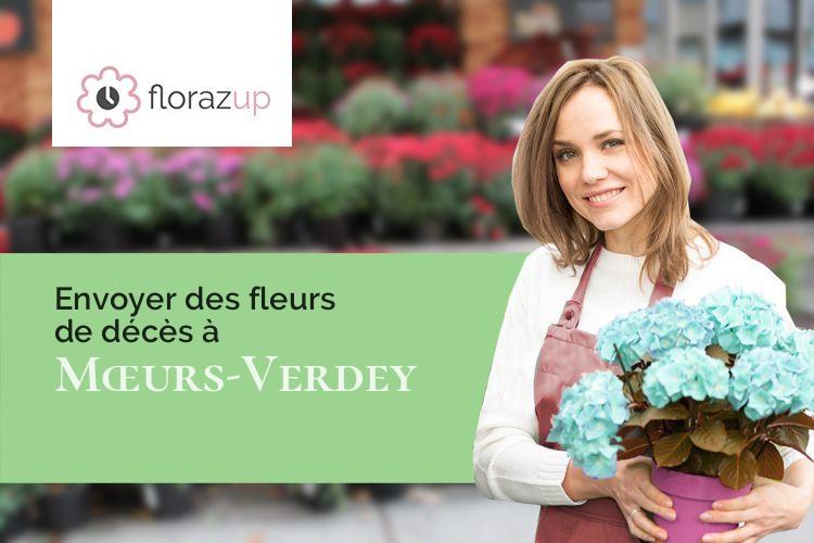 coupes de fleurs pour un décès à Mœurs-Verdey (Marne/51120)