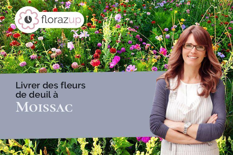 couronnes florales pour des funérailles à Moissac (Tarn-et-Garonne/82200)