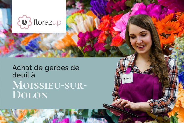 coeurs de fleurs pour un décès à Moissieu-sur-Dolon (Isère/38270)