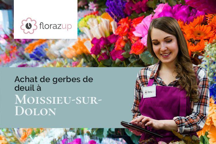 coeurs de fleurs pour un décès à Moissieu-sur-Dolon (Isère/38270)