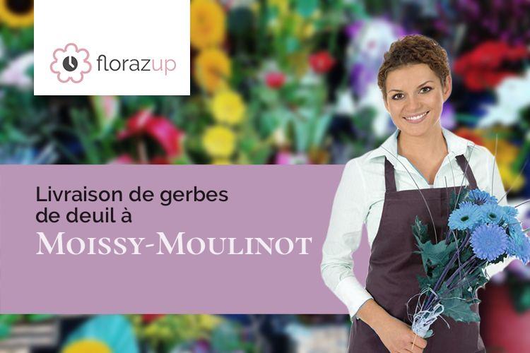compositions de fleurs pour des funérailles à Moissy-Moulinot (Nièvre/58190)