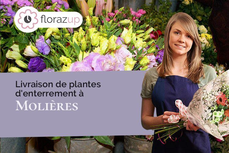 compositions florales pour des obsèques à Molières (Tarn-et-Garonne/82220)