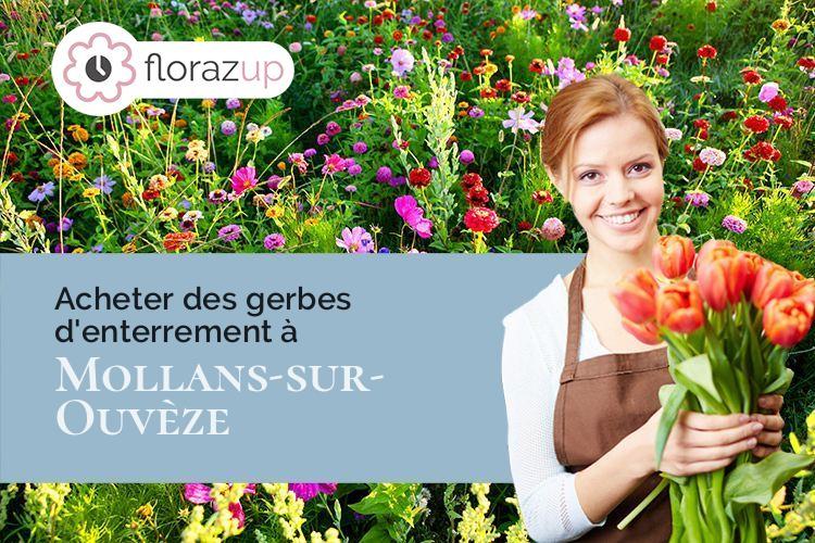 bouquets de fleurs pour un décès à Mollans-sur-Ouvèze (Drôme/26170)