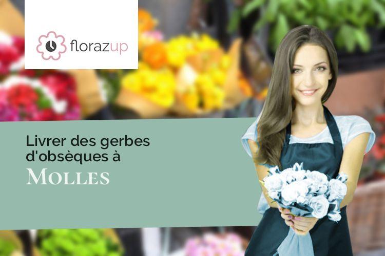 créations de fleurs pour des obsèques à Molles (Allier/03300)