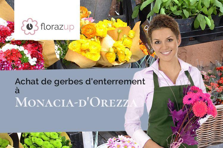 fleurs deuil pour un enterrement à Monacia-d'Orezza (Corse/20229)