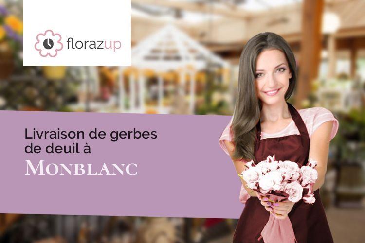 coeurs de fleurs pour une crémation à Monblanc (Gers/32130)