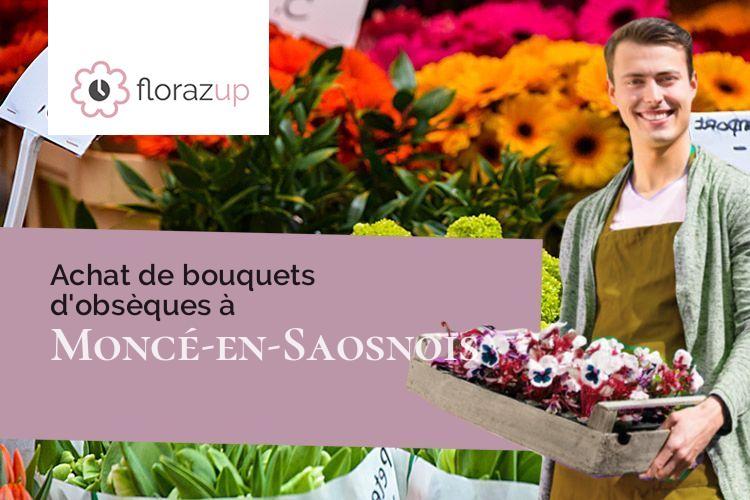 compositions de fleurs pour des obsèques à Moncé-en-Saosnois (Sarthe/72260)