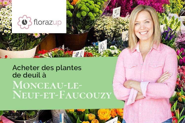 gerbes de fleurs pour un deuil à Monceau-le-Neuf-et-Faucouzy (Aisne/02270)