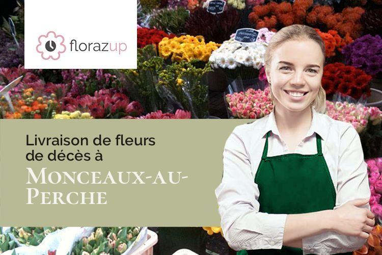 coupes de fleurs pour un décès à Monceaux-au-Perche (Orne/61290)