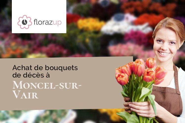 créations de fleurs pour des funérailles à Moncel-sur-Vair (Vosges/88630)