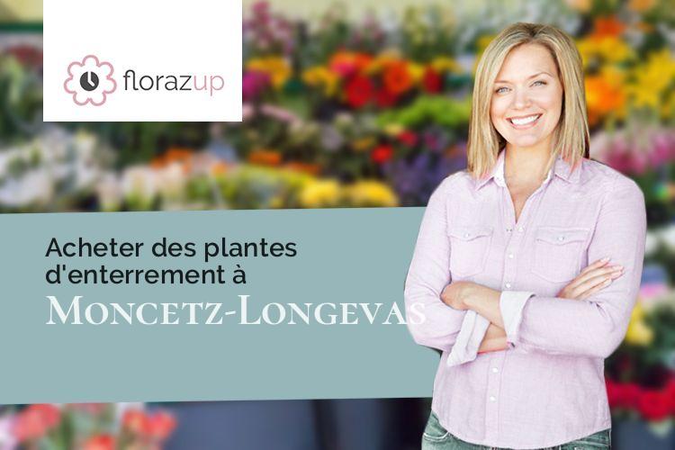 coeurs de fleurs pour un deuil à Moncetz-Longevas (Marne/51470)