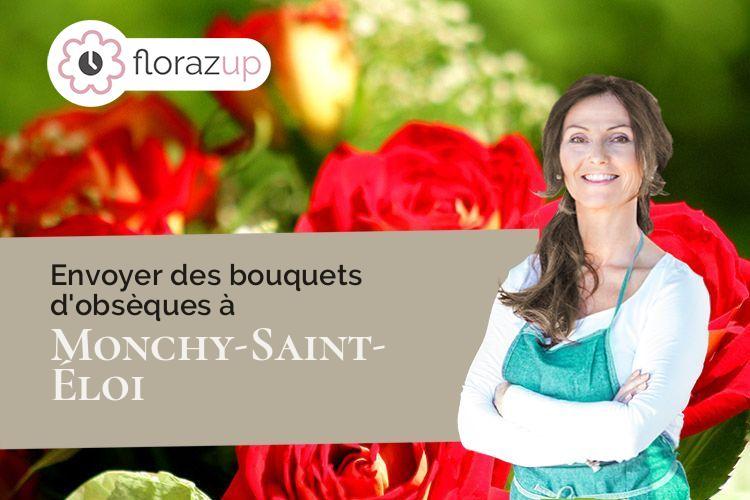 bouquets de fleurs pour un décès à Monchy-Saint-Éloi (Oise/60290)