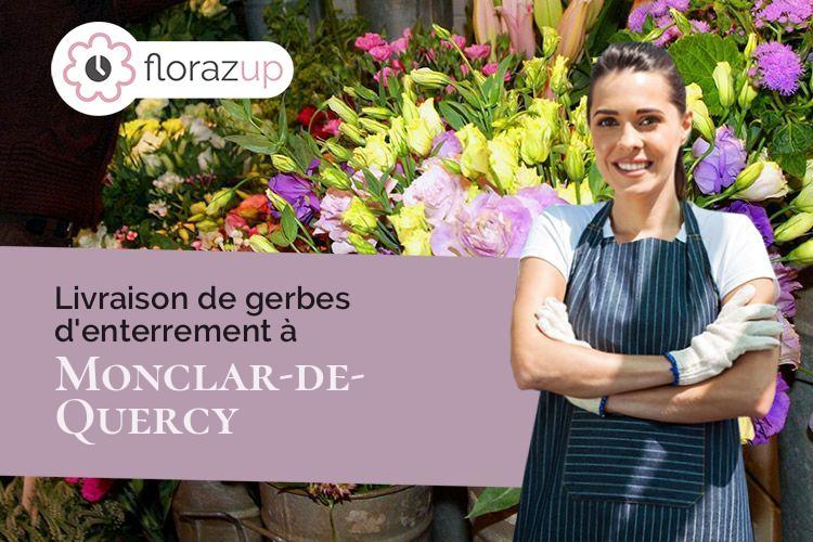 créations de fleurs pour des funérailles à Monclar-de-Quercy (Tarn-et-Garonne/82230)