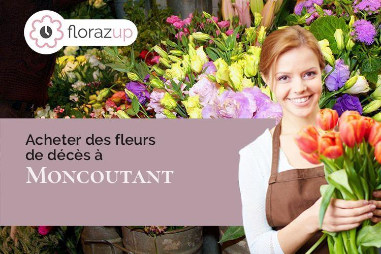 couronnes florales pour des funérailles à Moncoutant (Deux-Sèvres/79320)