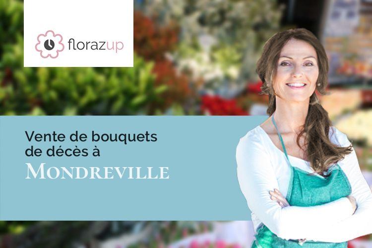 fleurs deuil pour un décès à Mondreville (Yvelines/78980)