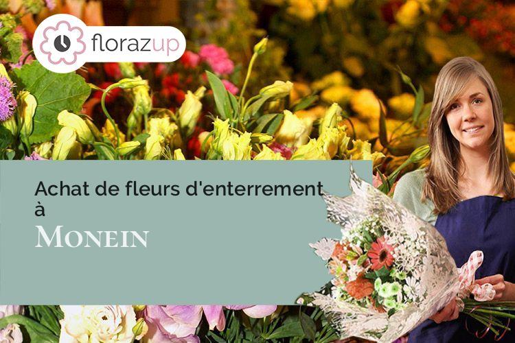 coeur de fleurs pour une crémation à Monein (Pyrénées-Atlantiques/64360)