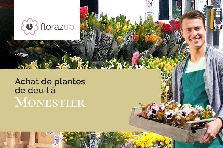 créations florales pour un deuil à Monestier (Allier/03140)