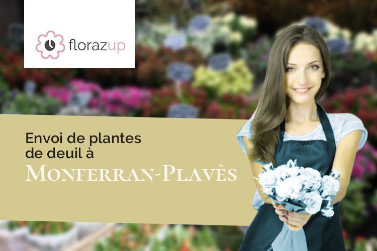 créations florales pour des obsèques à Monferran-Plavès (Gers/32260)